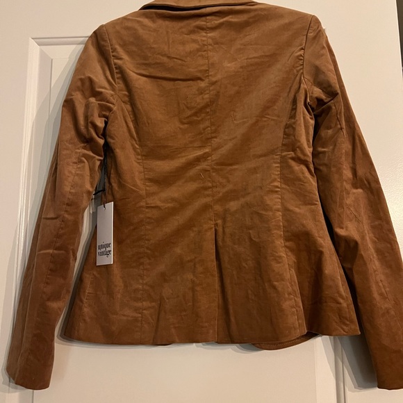 NWT Unique Vintage Golden Tan Corduroy Murphy Blazer - Picture 5 of 5